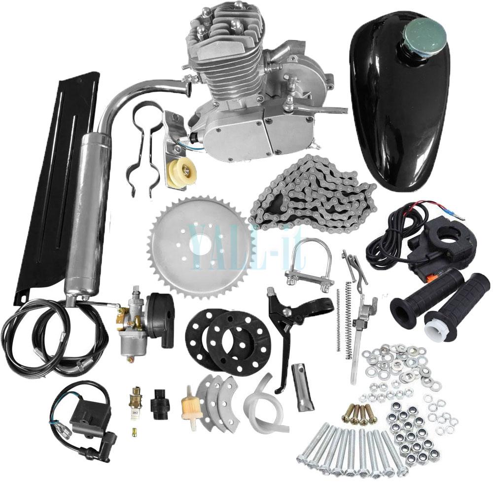 80cc 2-Stroke Bicycle Gasoline Engine Motor Kit DIY ... bike engine diagram 